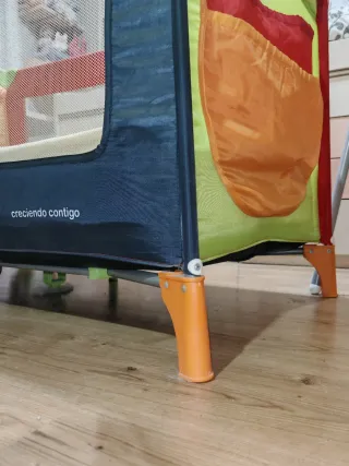 Cuna de viaje plegable + Colchón (como nuevos)