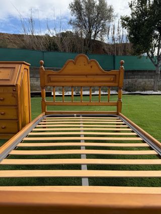 Habitación juvenil madera pino,m