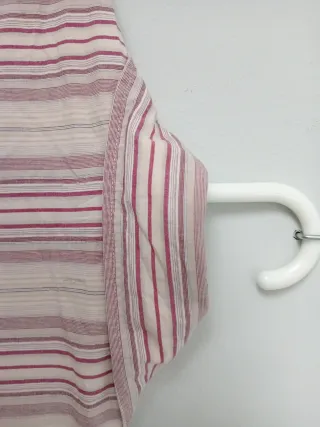 Blusa mujer rayas entallada manga larga