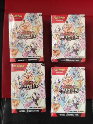 Pokemon Prismatic Booster dañados