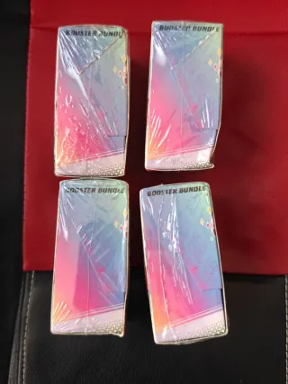 Pokemon Prismatic Booster dañados