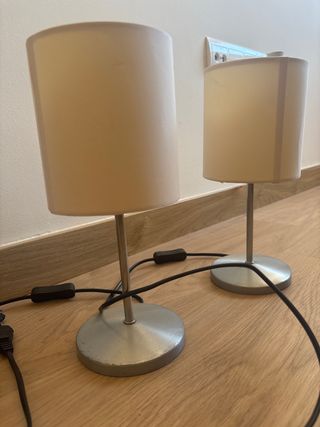 Lámparas de mesita de noche (2 unidades)