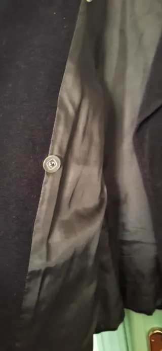 Giacca velluto nera bottoni gioiello