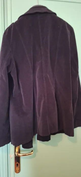 Giacca velluto nera bottoni gioiello