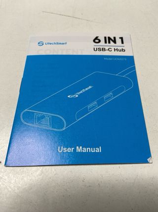 : UtechSmart 6 en 1 USB C HUB UCN3273