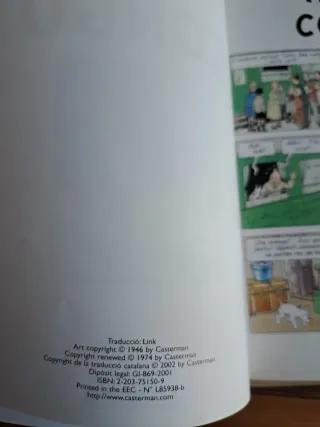 Tintin al Congo. En petit format. Casterman