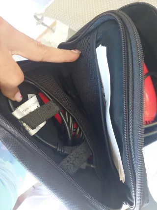 Secador y Plancha de Viaje Rojo