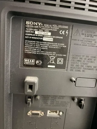 Televisor Sony Bravia 32 Gris