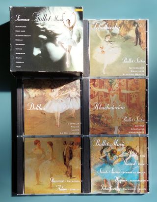 5 CDs de Música de Ballet