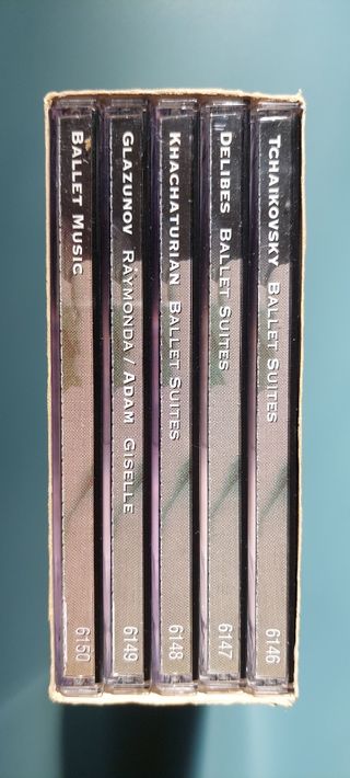 5 CDs de Música de Ballet