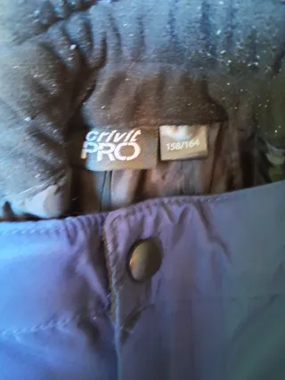 Pantalón de Nieve Azul y Negro