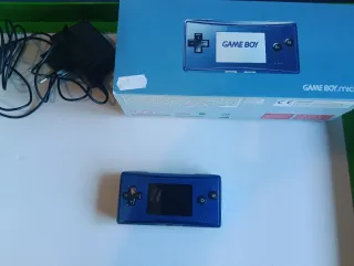 Game Boy Micro Azul + 6 Juegos CIB