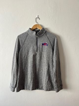 Sudadera Champion Gris Media Cremallera