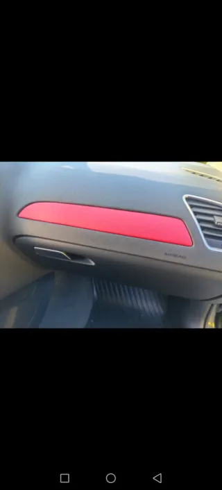 Molduras Audi A4 B8 Rojo Burdeos