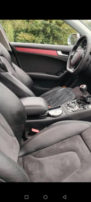 Molduras Audi A4 B8 Rojo Burdeos