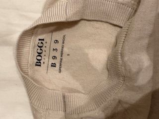 Jersey Boggi Milano Lana Merino Beige Talla S