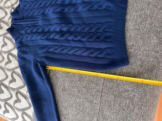 Camisola de lã Polo Club azul tamanho L