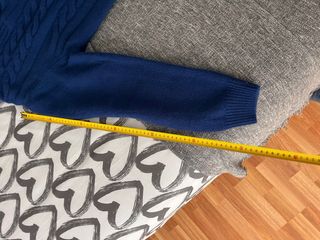 Camisola de lã Polo Club azul tamanho L