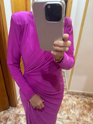 Vestido invitada morado sin estrenar