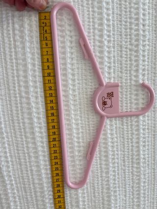 Lote 21 Perchas Infantiles Plástico 28 cm