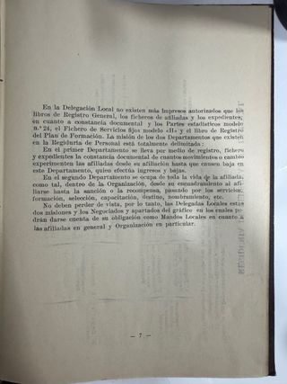 Libro original Sección Femenina – Personal JONS