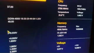 2x T-Force DDR4 4000MHz 8GB RGB