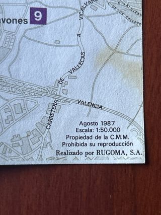 Planos Metro Madrid 1987 y 1999 /Bus Madrid 1994