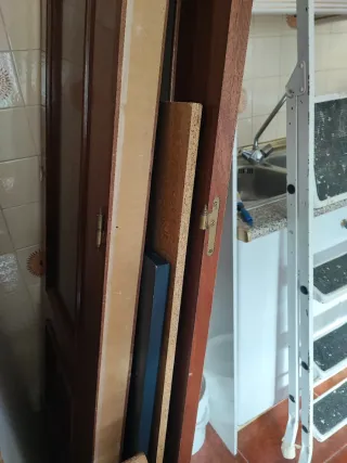Dos puertas color sapelly