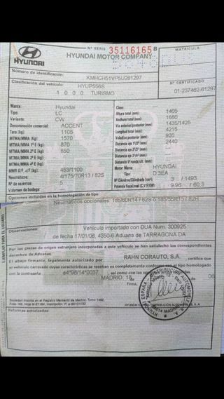 Bomba alta presion Inyectora Hyundai Accent