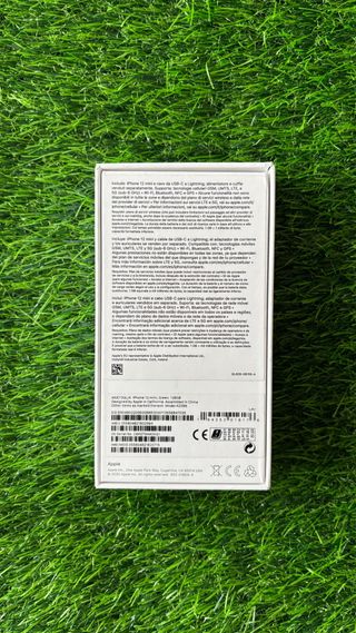 Scatola originale iPhone 12 Mini Verde