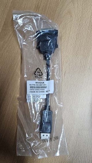 lote de 40 adaptadores DP a DVI originales NVIDIA