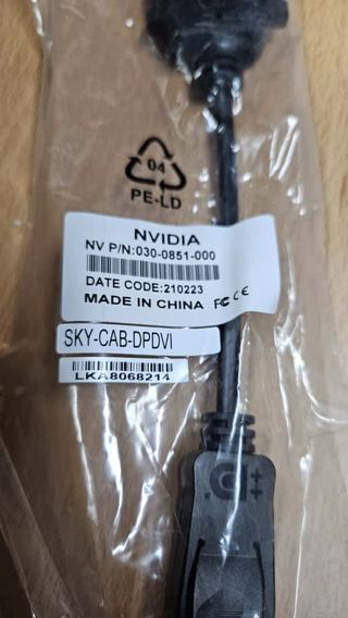 lote de 40 adaptadores DP a DVI originales NVIDIA