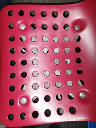 Silla de escritorio roja Ikea