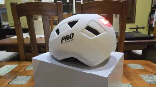 Casco de bici con luces