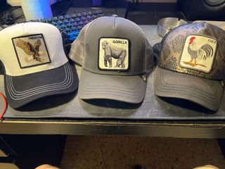 Lote 3 Gorras Trucker Animales 5€ C/U