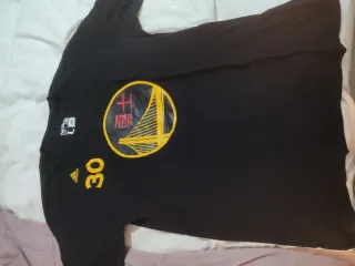 Camiseta Stephen Curry GSW Adidas XL Negra