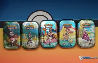 Set 5 mini latas Cenit Supremo Pokemon