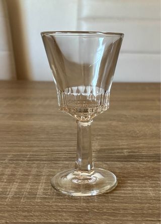 Set 6 Copas Licor Vintage FINELSA Cristal Tallado