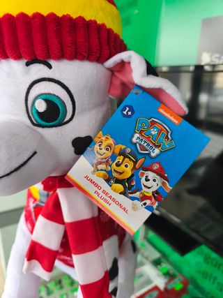 Peluche Marshall Patrulha Pata Inverno 45cm