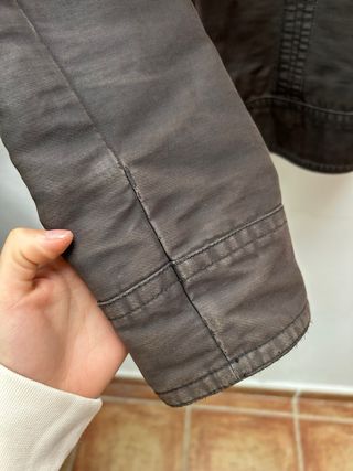 Chaqueta militar/biker hombre marrón