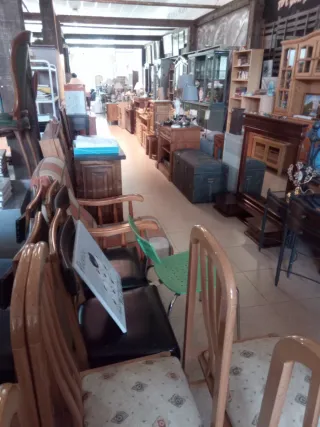 Sillón tela beige y marrón