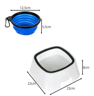 Cuenco para perros y gatos anti-derrame