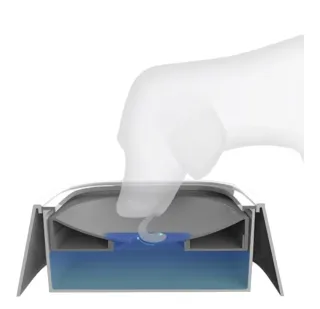 Cuenco para perros y gatos anti-derrame