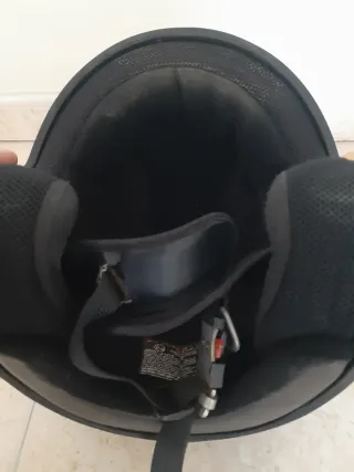 Casco BKS Jet Negro Talla M Homologado E13