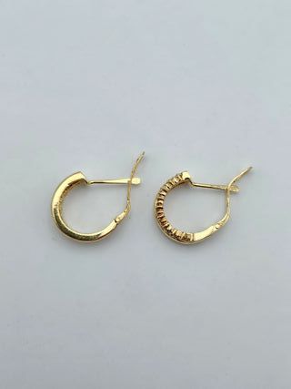 Pendientes de Oro 18K, Aretes, 4,32gr, 1,6cm
