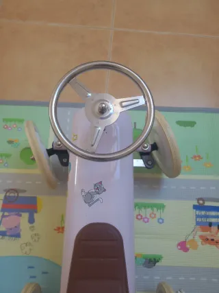 Correpasillos Coche Antiguo Metálico Niños