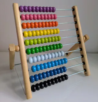 Ábaco de madera Ikea