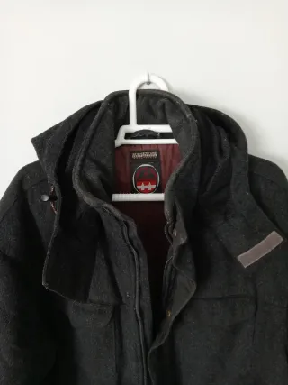 Chaqueta Napapijri Lana Negra Talla M