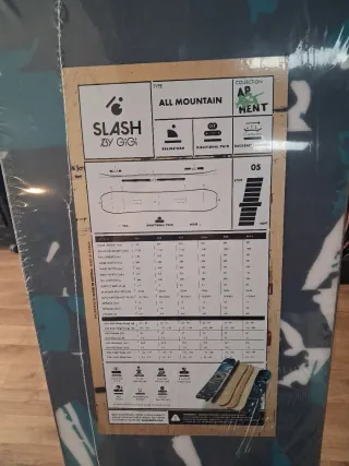 Tabla Snowboard 154 slash brainstorm