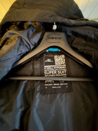 Chaqueta O'Neill Hyperdry Negra